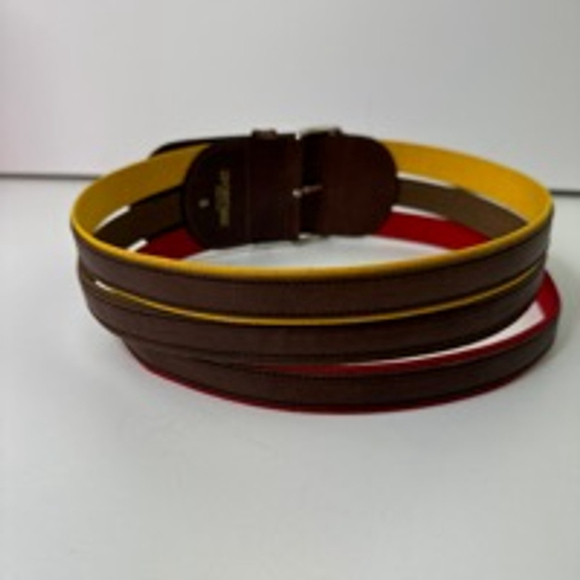 Women's Vintage Sportmax Leather Belt - Made in Italy size Small - Picture 2 of 6